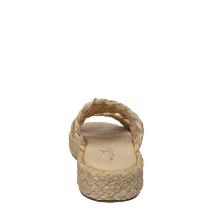 NAKED FEET - SANTORINI in RAFFIA Espadrille Sandals